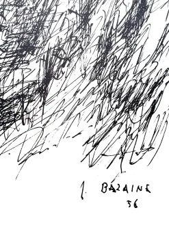 Jean Bazaine - Original Lithographie von 1956