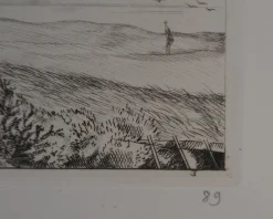 Jean-Emile Laboureur, The Cottage by the Sea, 1928, Original Radierung