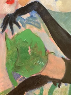 Jean-Gabriel Domergue, Schwarze Handschuhe, 1950er, Öl auf Leinwand, Gerahmt