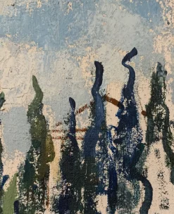 Jean-Jacques Boimond, Vue d'un parc, 1993, Öl auf Leinwand