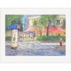 Jean Monneret, Café de Paris in Fouquet, 1990, Siebdruck