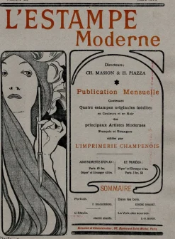 Jeanne Granès, L'Aïeule: Die Großmutter, 1899, Originallithographie