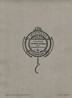Jeanne Granès, L'Aïeule: Die Großmutter, 1899, Originallithographie