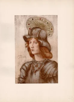 Jeanne Jacquemin, Saint Georges, 1898, Lithographie auf Papier