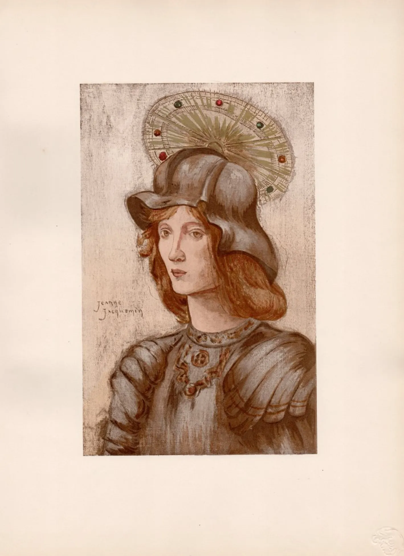 Jeanne Jacquemin, Saint Georges, 1898, Lithographie auf Papier