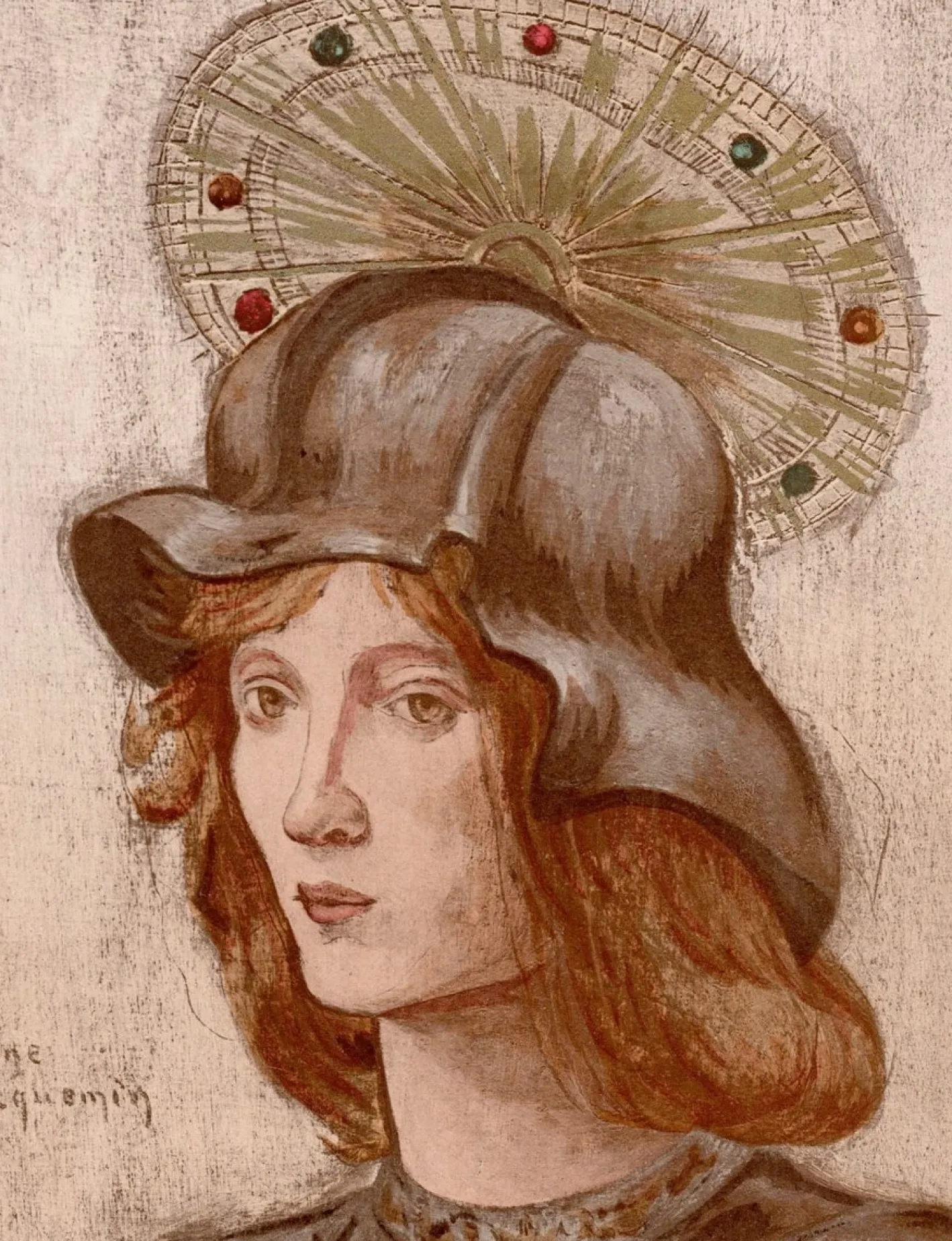 Jeanne Jacquemin, Saint Georges, 1898, Lithographie auf Papier