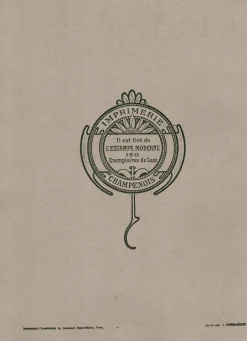 Jeanne Jacquemin, Saint Georges, 1898, Lithographie auf Papier