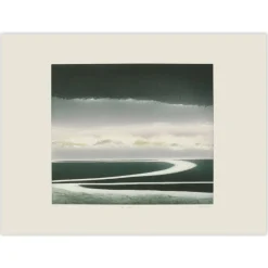 Jean Solombre, The River, 1987, Radierung