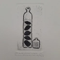 Jerzy Dmitruk, The Cure for the Pain of Existence (A Visual Documentation of Miracles), 2018, Radierung