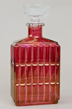 20. Jh. Art Deco Glaskaraffe oder Schnapsflasche, Österreich, 1930er