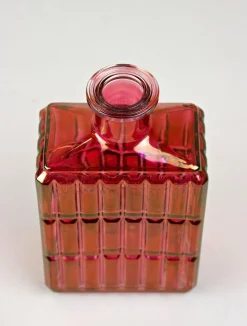 20. Jh. Art Deco Glaskaraffe oder Schnapsflasche, Österreich, 1930er