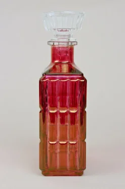 20. Jh. Art Deco Glaskaraffe oder Schnapsflasche, Österreich, 1930er