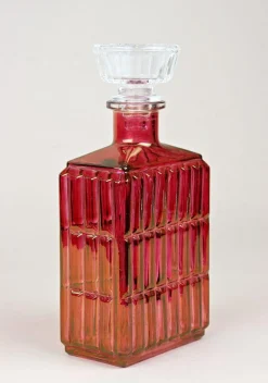20. Jh. Art Deco Glaskaraffe oder Schnapsflasche, Österreich, 1930er