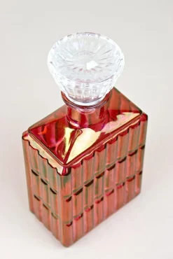 20. Jh. Art Deco Glaskaraffe oder Schnapsflasche, Österreich, 1930er