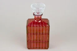 20. Jh. Art Deco Glaskaraffe oder Schnapsflasche, Österreich, 1930er