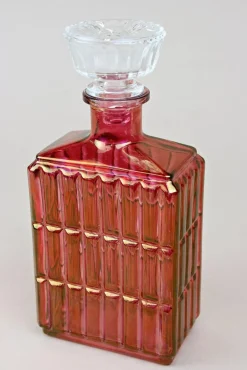 20. Jh. Art Deco Glaskaraffe oder Schnapsflasche, Österreich, 1930er