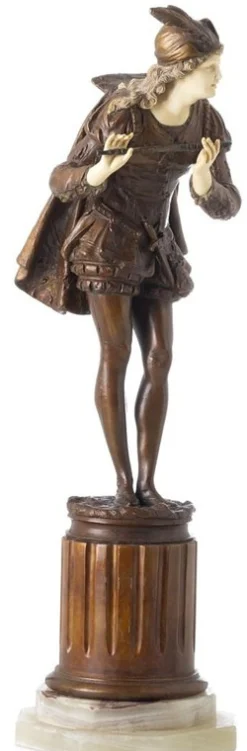 20. Jh. Modellskulptur aus Bronze von Albert-Ernest Carrier-Belleuse, 1800er)