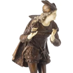 20. Jh. Modellskulptur aus Bronze von Albert-Ernest Carrier-Belleuse, 1800er)