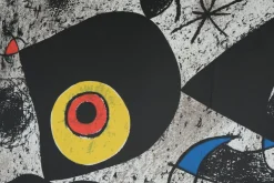 Joan Miro, Das gelbe und das rote Auge, Lithographie