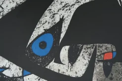 Joan Miro, Das gelbe und das rote Auge, Lithographie