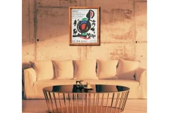 Joan Miro, Galleria Il Milione: Präsentation der Bände von Juan Perucho, 1969, Lithographie, gerahmt