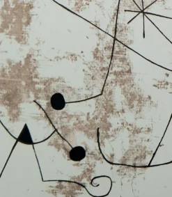 Joan Miro, Personnage dans la nuit, Lithographie