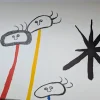 Joan Miro, Surreale Familie mit Stern, Lithographie, 1970er
