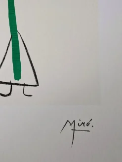 Joan Miro, Surreale Familie mit Stern, Lithographie, 1970er