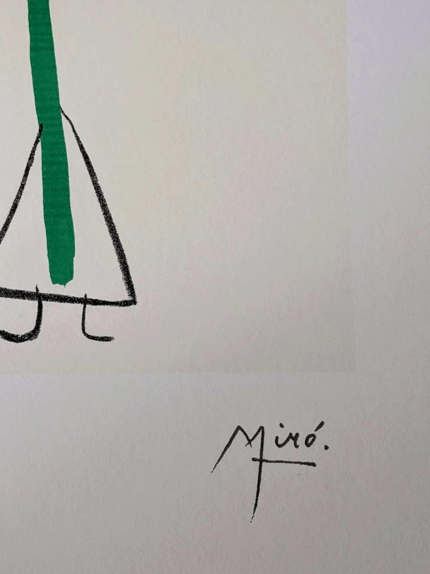 Joan Miro, Surreale Familie mit Stern, Lithographie, 1970er