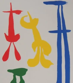 Joan Miró, Surrealistische Familie, Signierte Lithographie