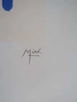 Joan Miró, Surrealistische Familie, Signierte Lithographie