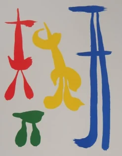 Joan Miró, Surrealistische Familie, Signierte Lithographie