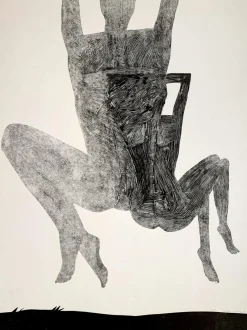 Jolanta Johnsson, Mensch, 1998, Druck auf Papier