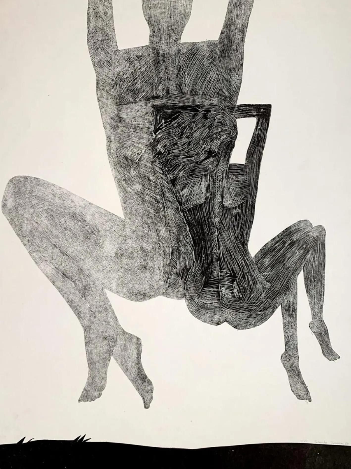 Jolanta Johnsson, Mensch, 1998, Druck auf Papier