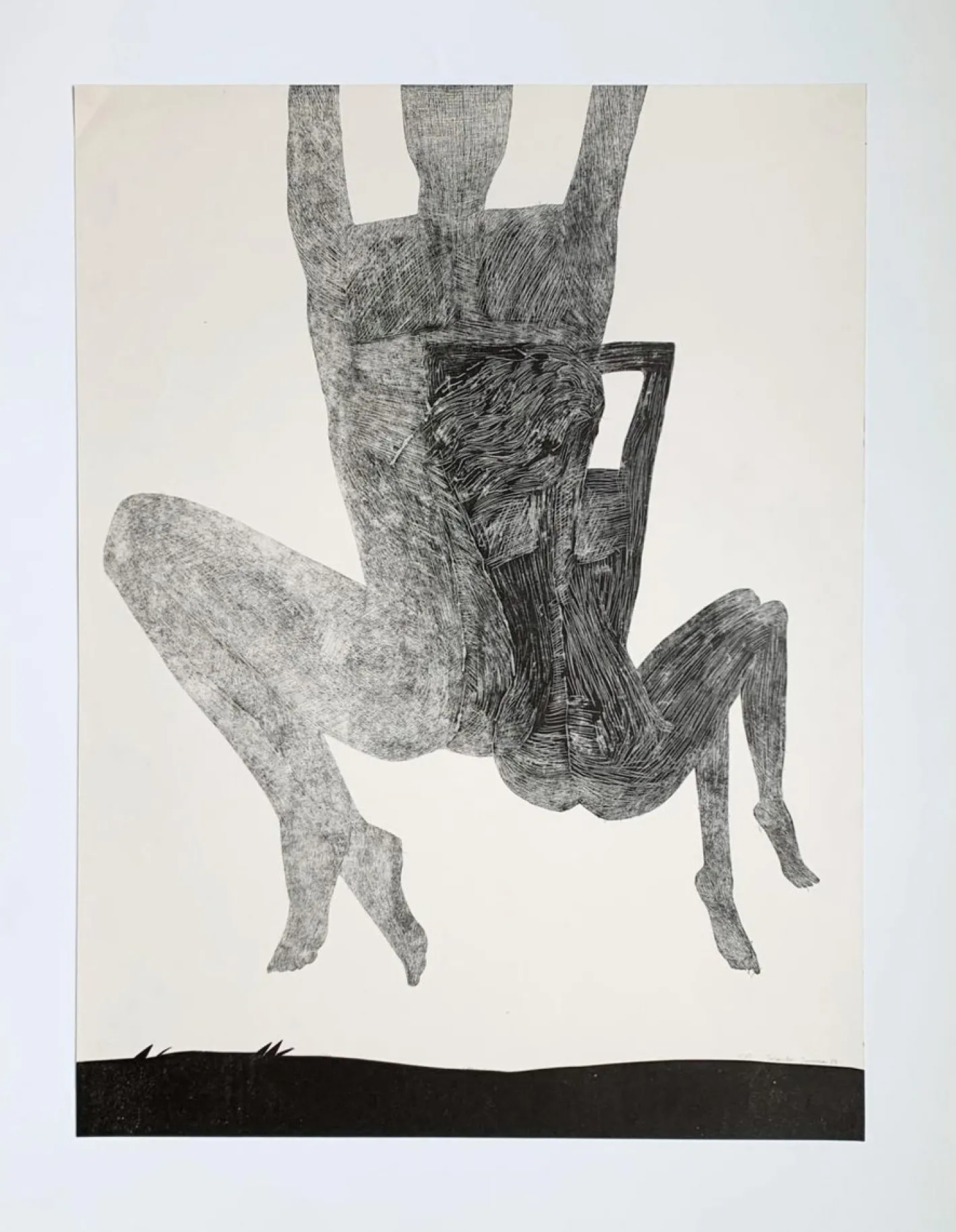 Jolanta Johnsson, Mensch, 1998, Druck auf Papier