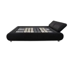 Joop! Swing Leder Bett Schwarzes Doppelbett