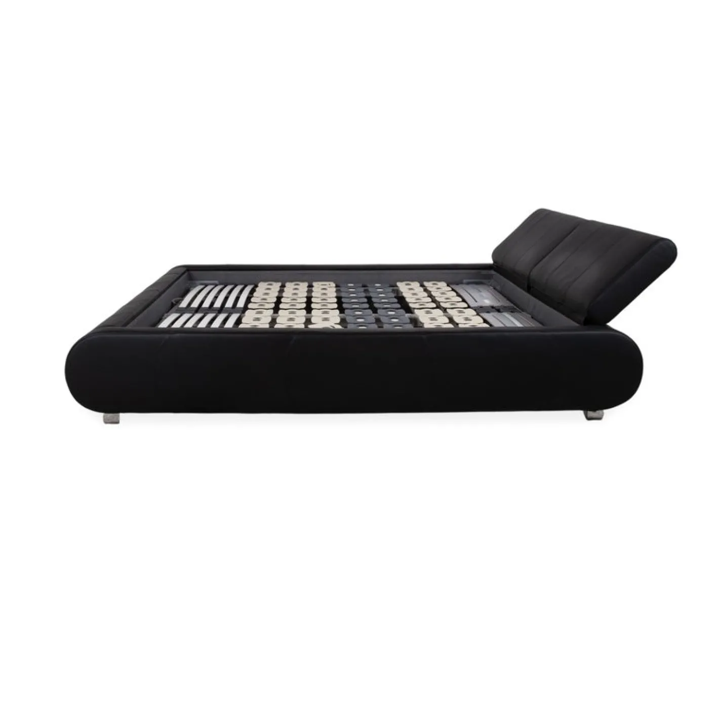 Joop! Swing Leder Bett Schwarzes Doppelbett