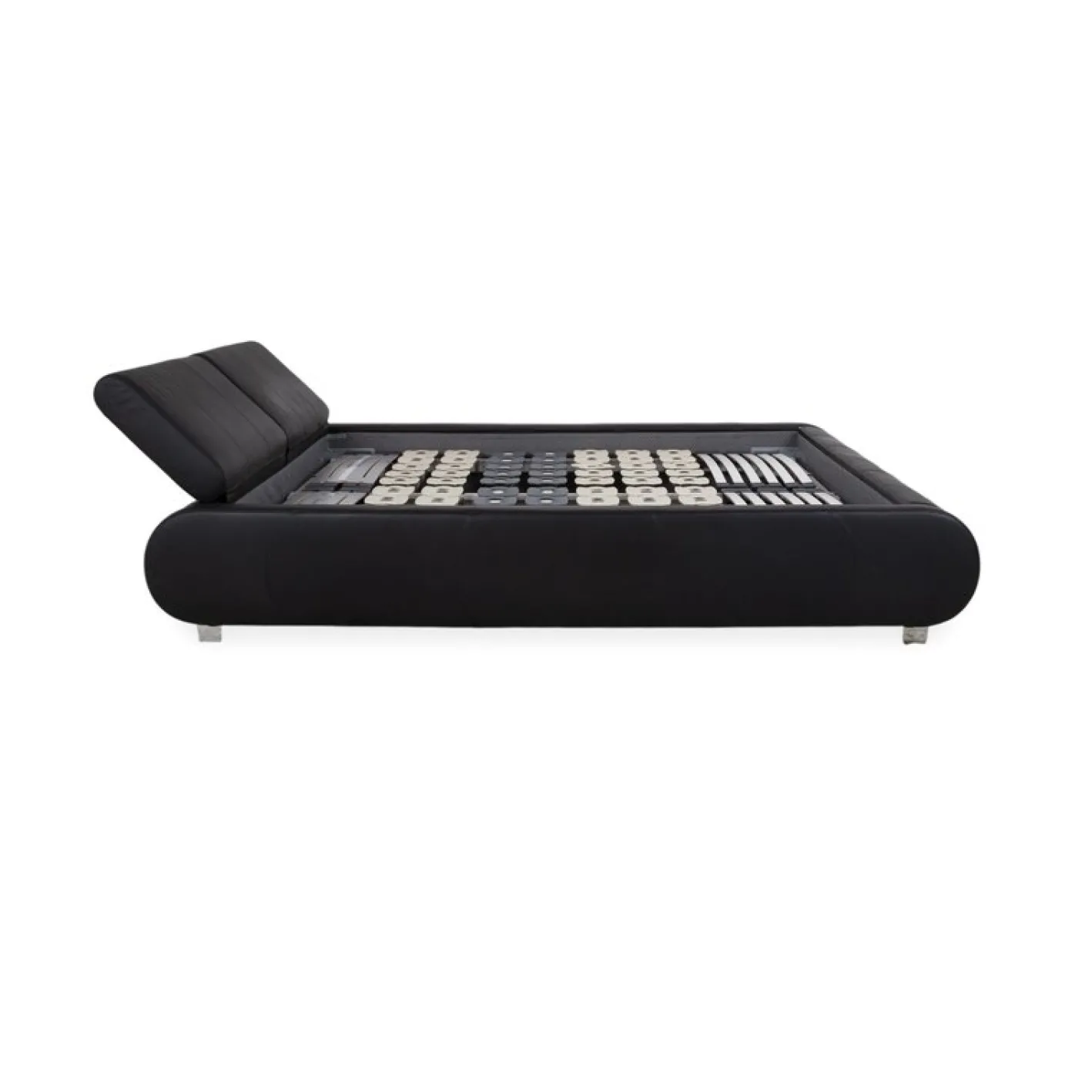 Joop! Swing Leder Bett Schwarzes Doppelbett