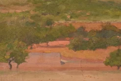 Jose Benlliure Y Ortiz, Mediterrane Landschaft, 1890er, Öl auf Leinwand