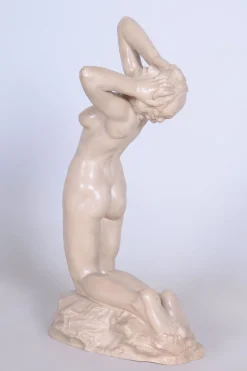 Josef Rada, Figurative Aktkomposition, 1920er, Keramik