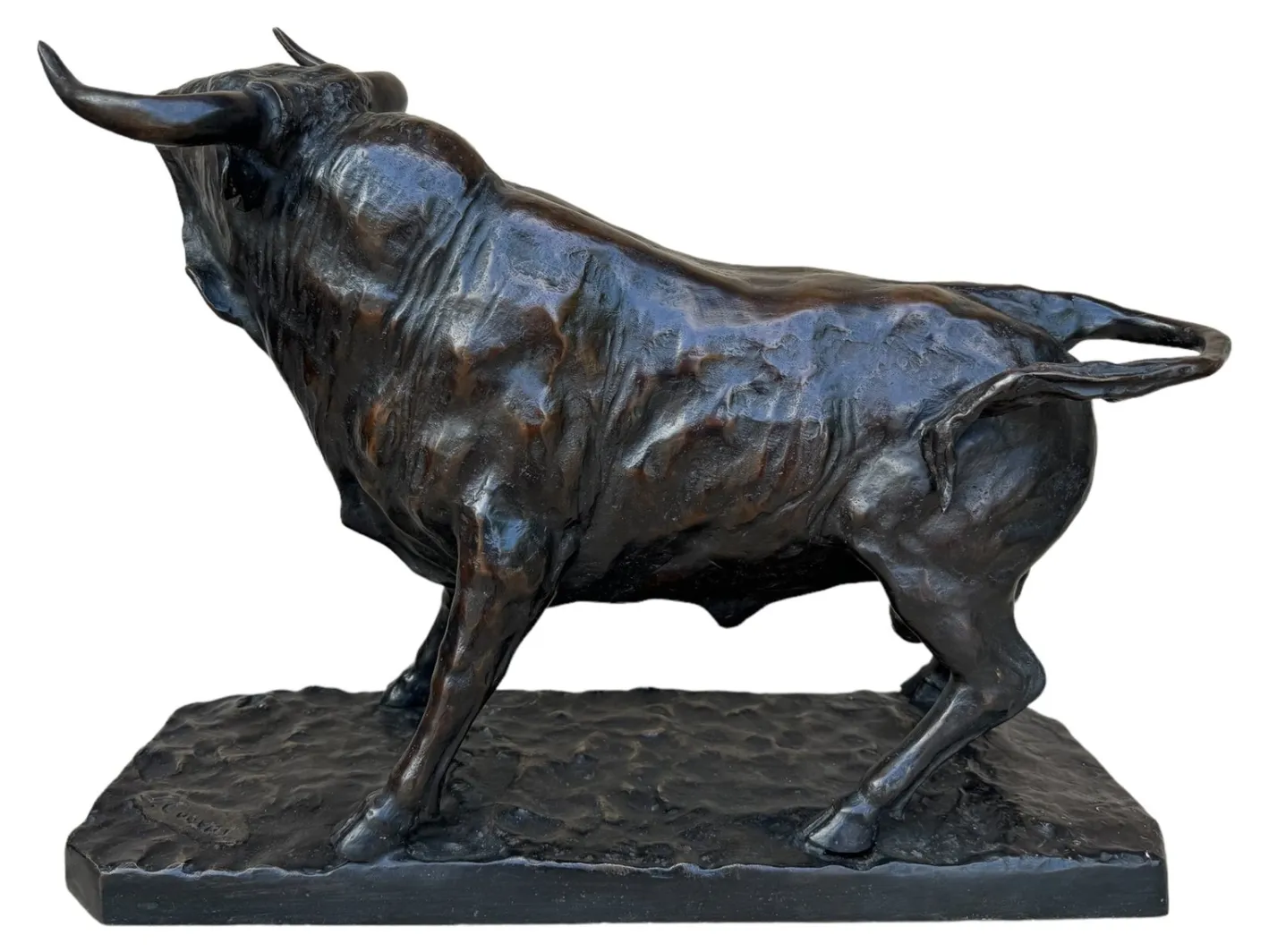 Juan Cuavas, Stier, 1920, Bronze