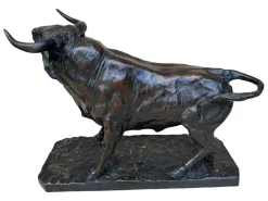 Juan Cuavas, Stier, 1920, Bronze