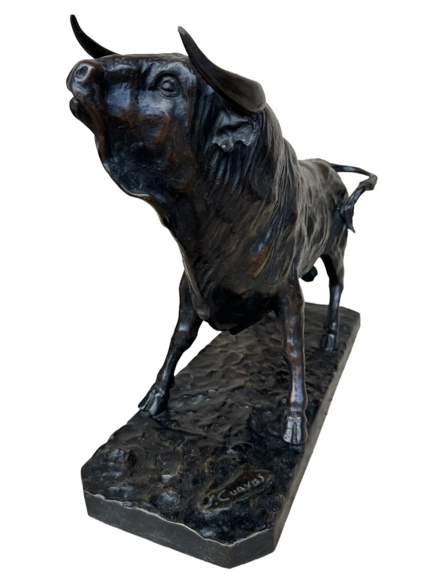 Juan Cuavas, Stier, 1920, Bronze
