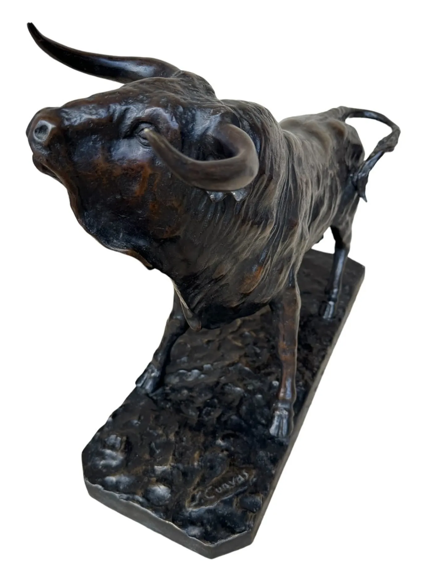 Juan Cuavas, Stier, 1920, Bronze