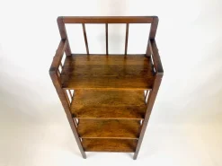 Jugendstil Bücherregal aus Holz, 1890er