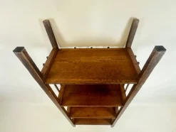 Jugendstil Bücherregal aus Holz, 1890er