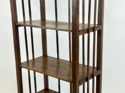 Jugendstil Bücherregal aus Holz, 1890er