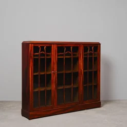 Jugendstil Bücherregal aus Mahagoni