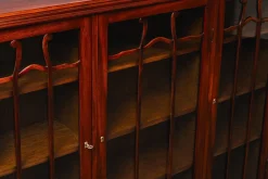Jugendstil Bücherregal aus Mahagoni