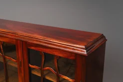 Jugendstil Bücherregal aus Mahagoni